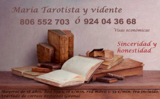 Maria Tarotista y Vidente (sin gabinete)